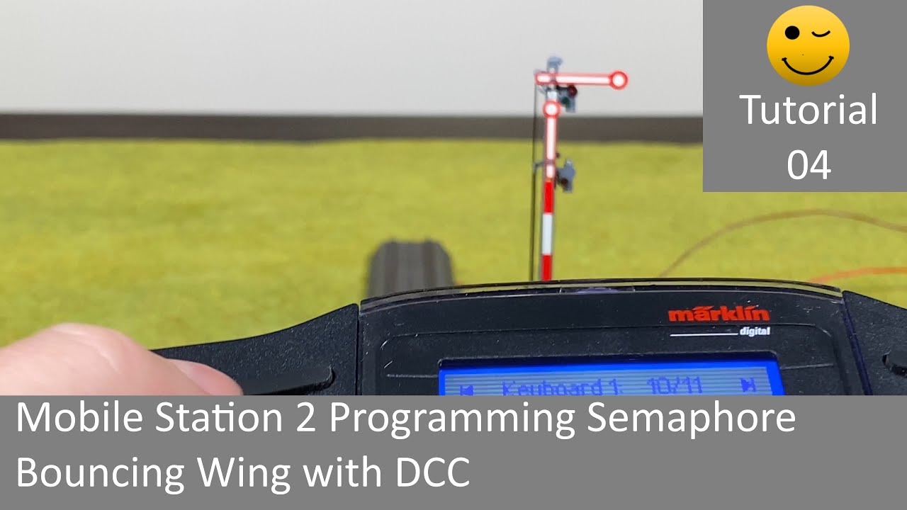 Mobile Station 2 Programming Semaphore Bouncing Wing with DCC (Tutorial 04)