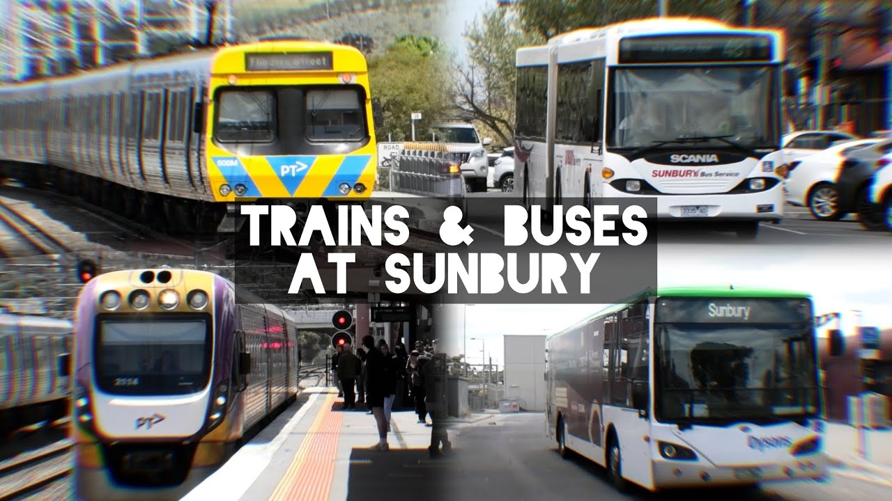 Trains & Buses at Sunbury - October 2025