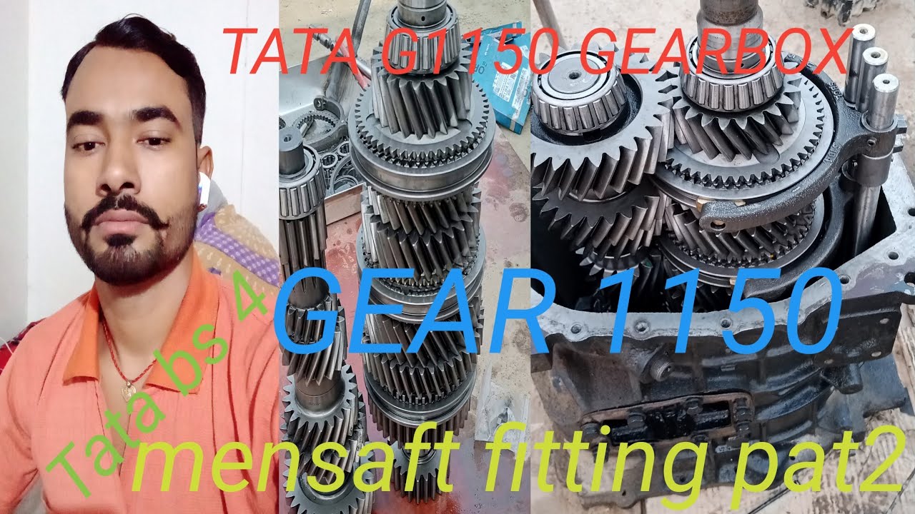 TATA G1150 GEARBOX saft Assay/1150gear box mensaft fiting/1150/ mechanical v gyan mechanicgyan
