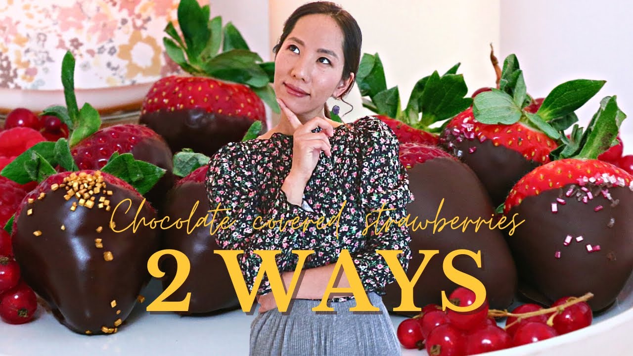 CRUNCHY or SOFT?🍓 Chocolate Covered Strawberries 2 WAYS