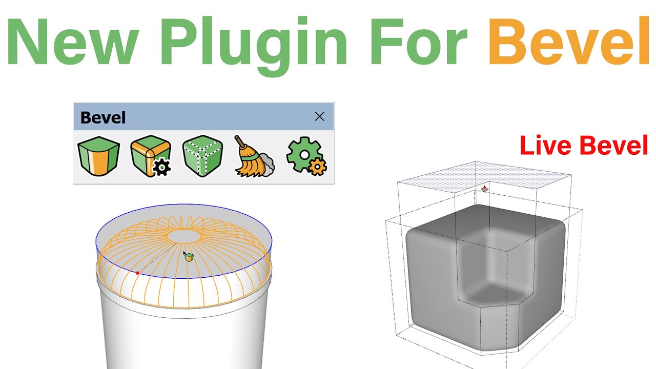 New Plugin For Bevel Edges - SketchUp