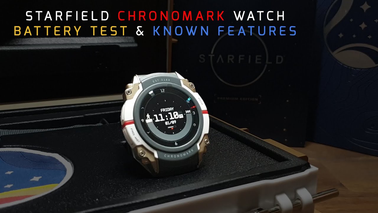Starfield Chronomark Watch Battery Test & known features!