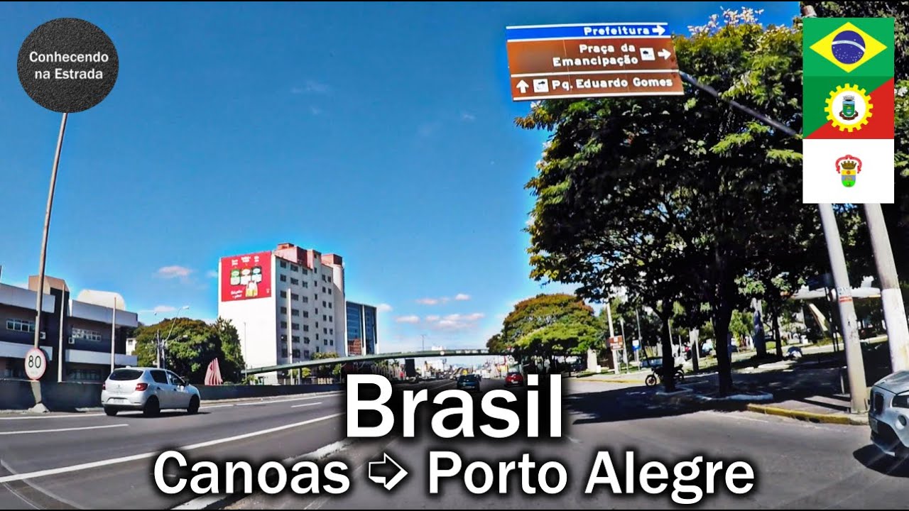 🚗  🌞 Dirigindo de Canoas ➡️  Porto Alegre
