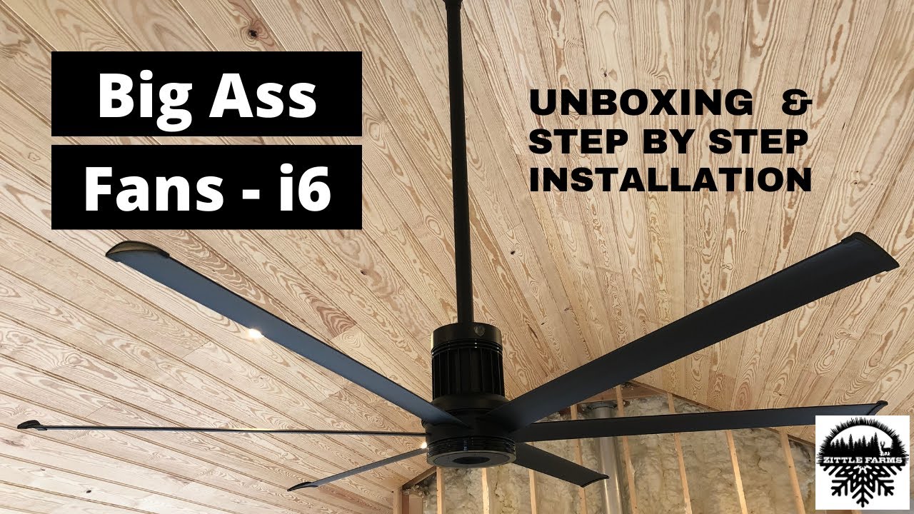 Установка Big Ass Fans i6
