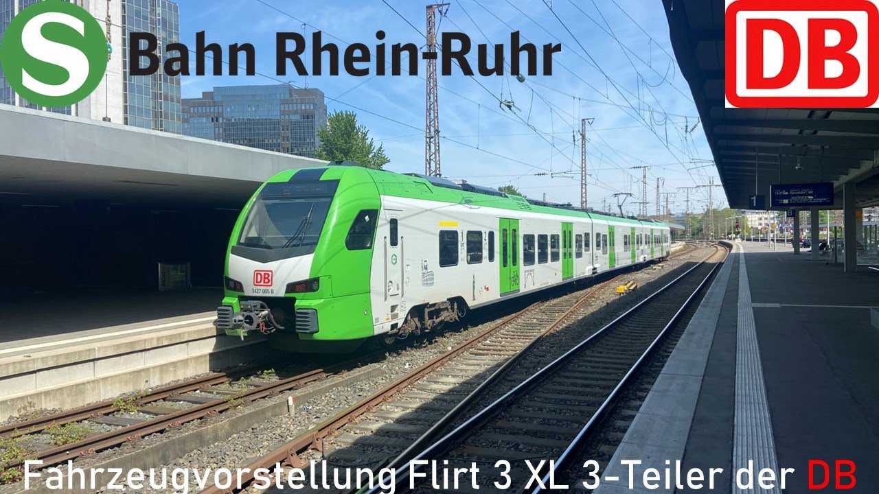 Fahrzeugvorstellung: Flirt 3XL 3-Teiler der S-Bahn Rhein-Ruhr
