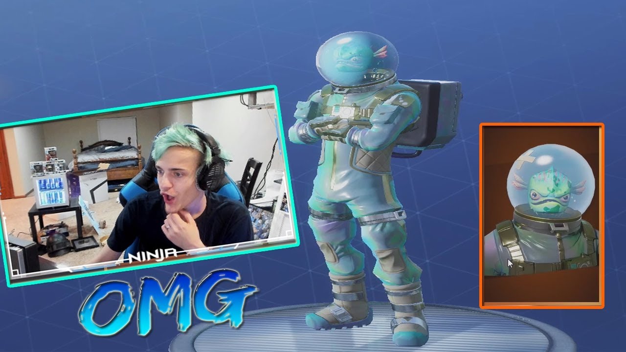 Ninja Reacts To the NEW LEVIATHAN SKIN AND PLANETARY PROBE GLIDER! (Fortnite Battle Royale)