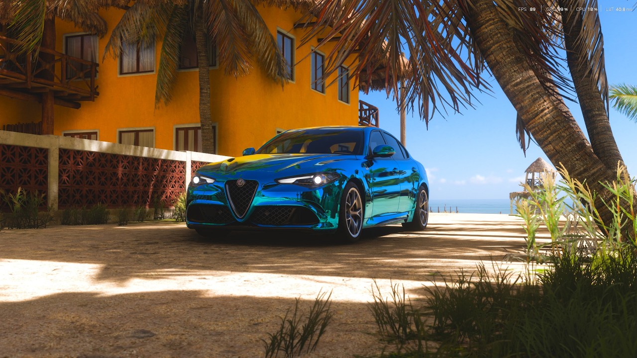 Alfa Romeo Giulia Quadrifoglio - Forza Horizon 5 | Logitech G923 Gameplay