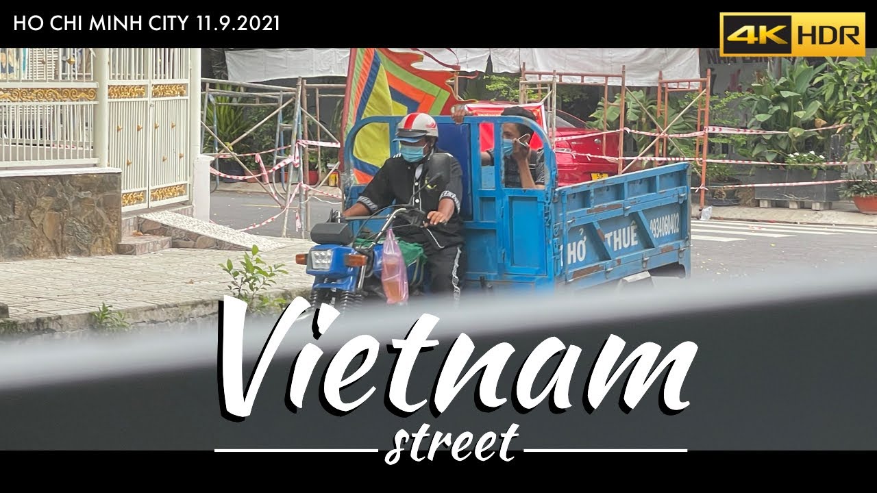 4K HDR: Vietnam street sounds in Ho Chi Minh City, morning 7am