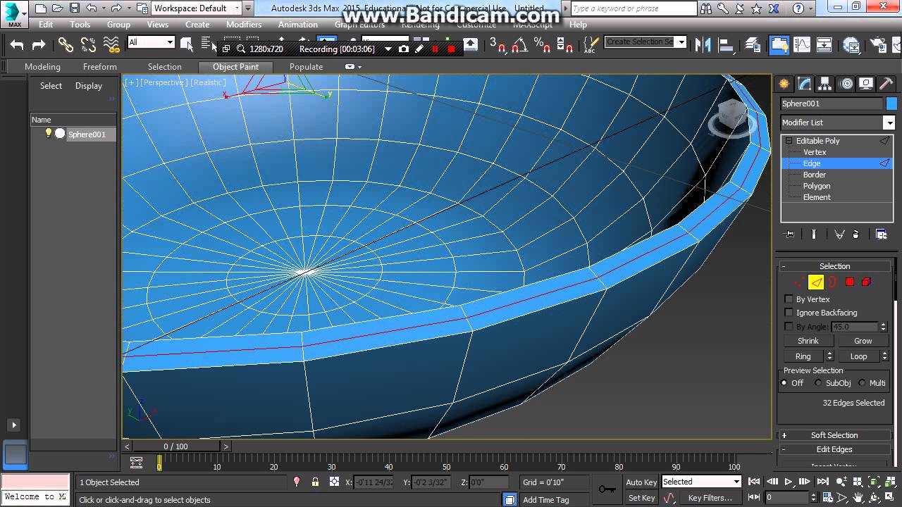 Bowl in 3ds Max