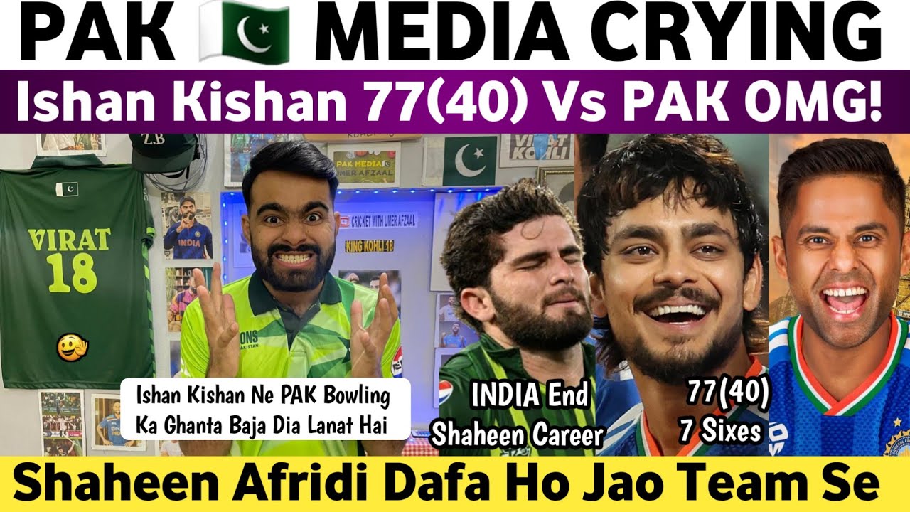 Pak Media Crying on Ishan Kishan 70(40) Vs Pak 2026 | Ind Vs Pak T20 WC Match 2026 | India Batting |