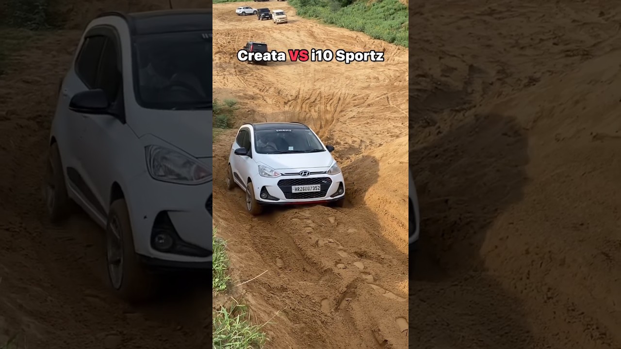 Creta VS i10 Sports⚡🔥#shorts #cars #i10 #creta #carlover #car   #carlovers #carshow #offroad #vs