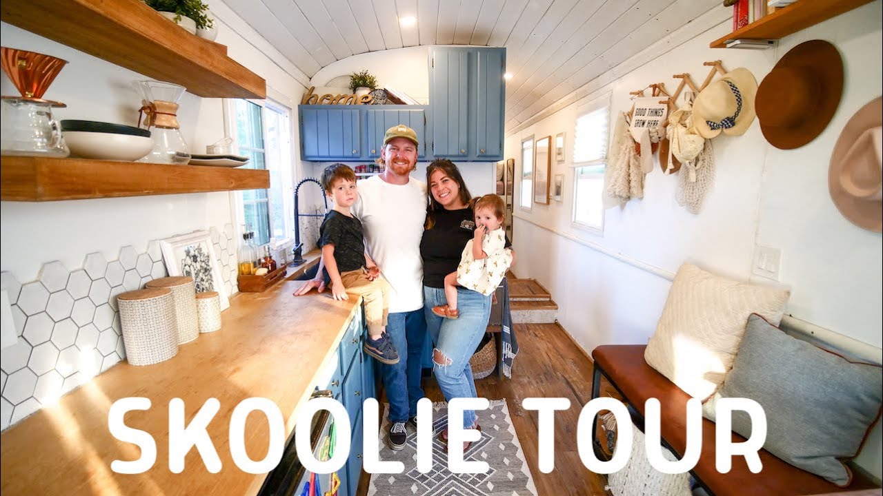 Bay Area Family Saves THOUSANDS in Rent Living in Their Beautiful School Bus Conversion