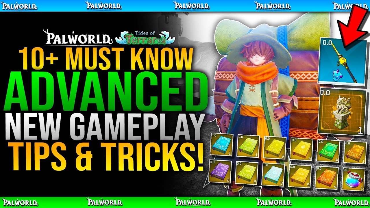 *NEW* ADVANCED Tips You NEED TO KNOW In Palworld Tides Of Terraria DLC Update