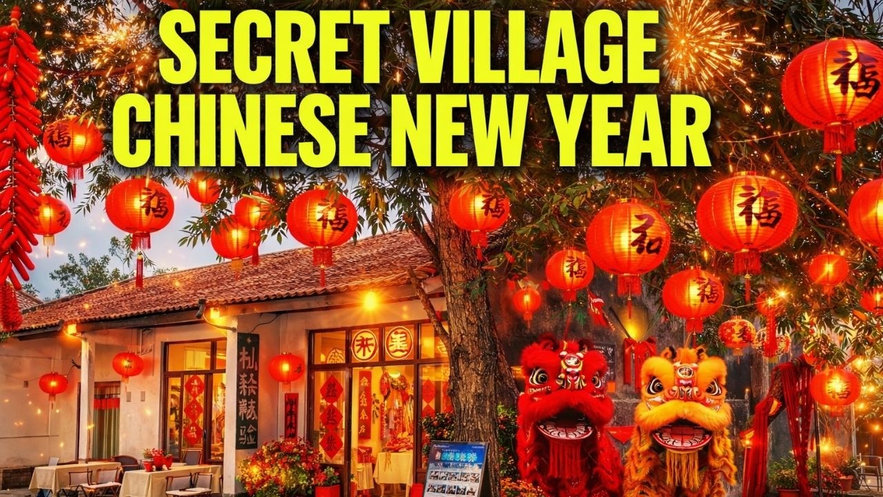 Walking Through a Chinese Village During Lunar New Year  🇨🇳 | Liuxia Village City Walk