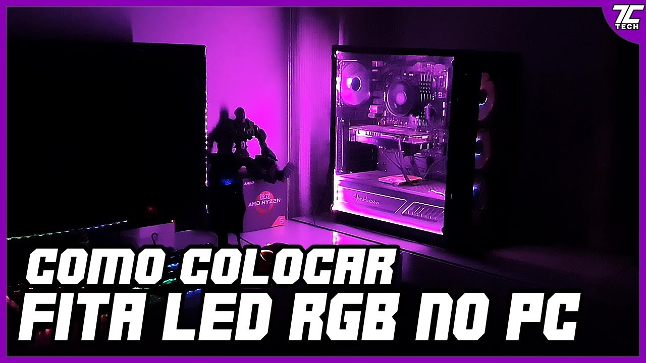 COMO COLOCAR FITA LED RGB NO SEU PC