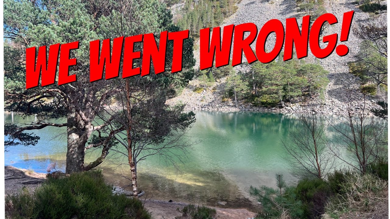 3: 🚐🏴󠁧󠁢󠁳󠁣󠁴󠁿 - the WRONG Path at the stunning Green Loch Glenmore - Scottish Highlands Travel Vlog