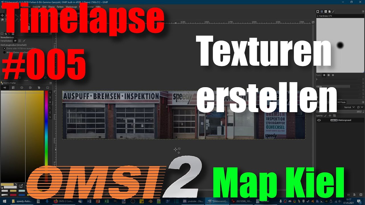 Wir erstellen Texturen mit GIMP & Paint.net | OMSI 2 Projekt 