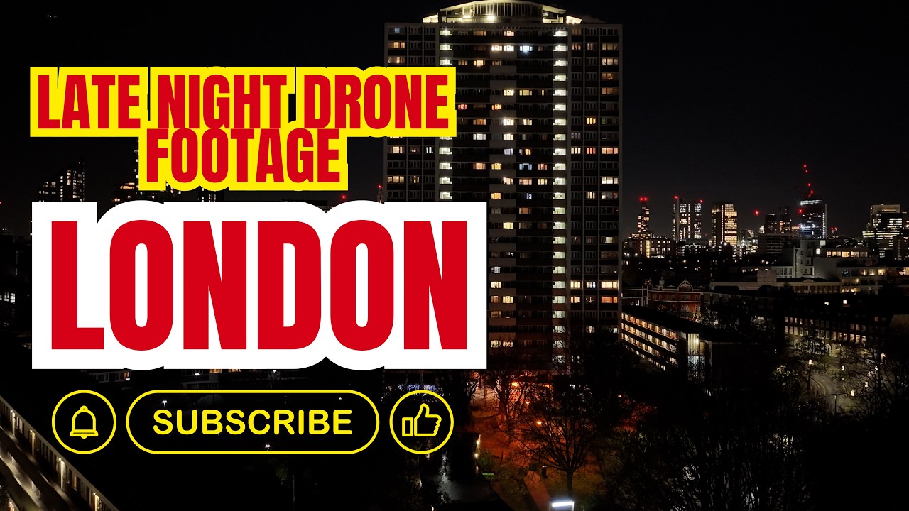 A late night walk through the streets of London - Night vibes
