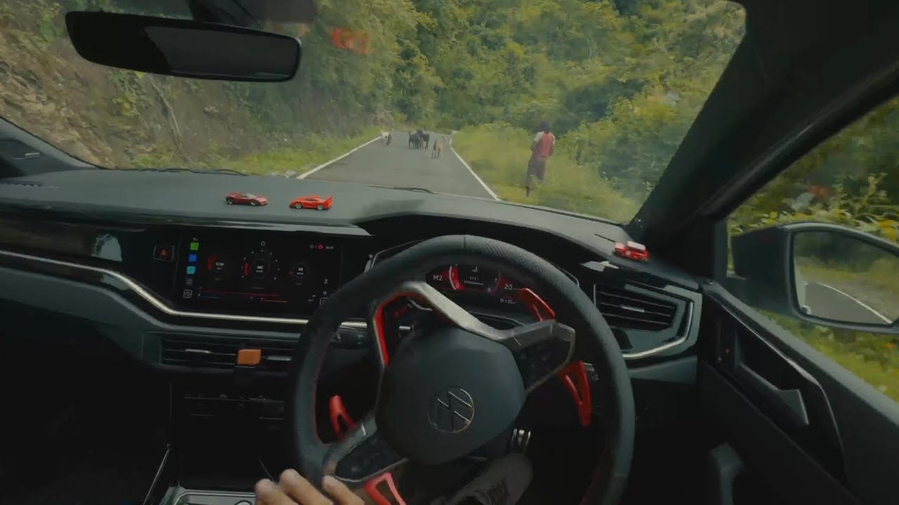 Virtus GT plus sport POV drive | 4K in twisties mountain road