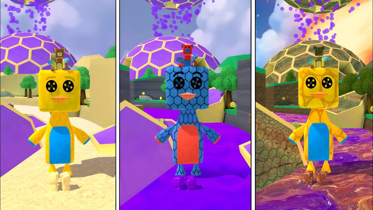 I played All New Textures in The Hive Level - Super Bear Adventure Gameplay Walkthrough 