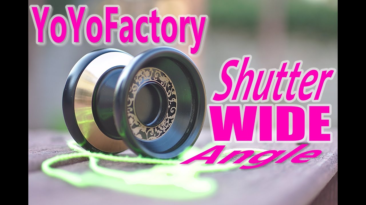 YoYoFactory Shutter Wide Angle - Unboxing Review and PLAY