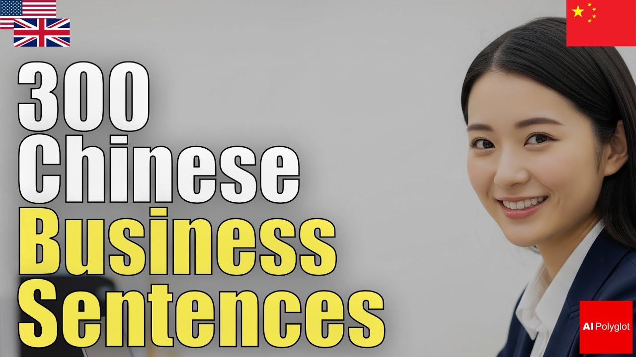 300 Chinese Business Sentences | Natural Listening | Must-Know | with Pinyin