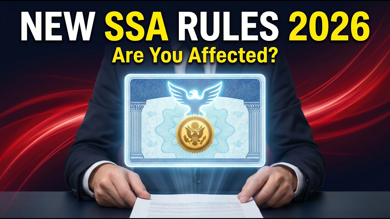Social Security BENEFITS UPDATE 2026 | New SSA Rules Start Now!