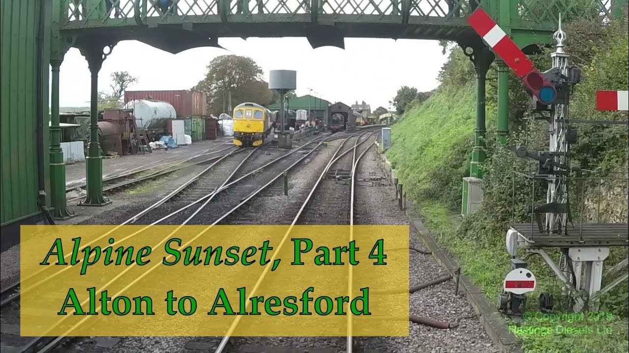 Alton to Alresford – Hastings DEMU cab ride – 30 September 2017 – audio from back cab