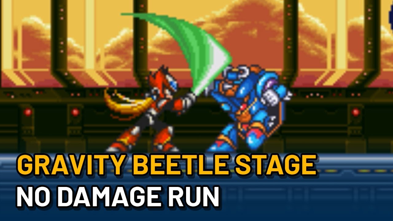 [5] Mega Man X3 - Zero Project: Gravity Beetle Stage (No Damage)