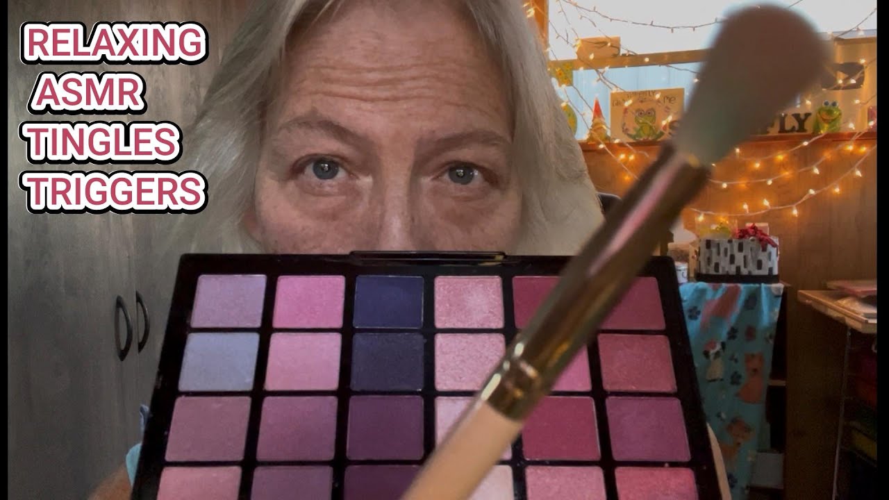 Расслабляющее/ASMR-видео: Как вам делают макияж!! Ощущение мурашек 💤 Триггеры