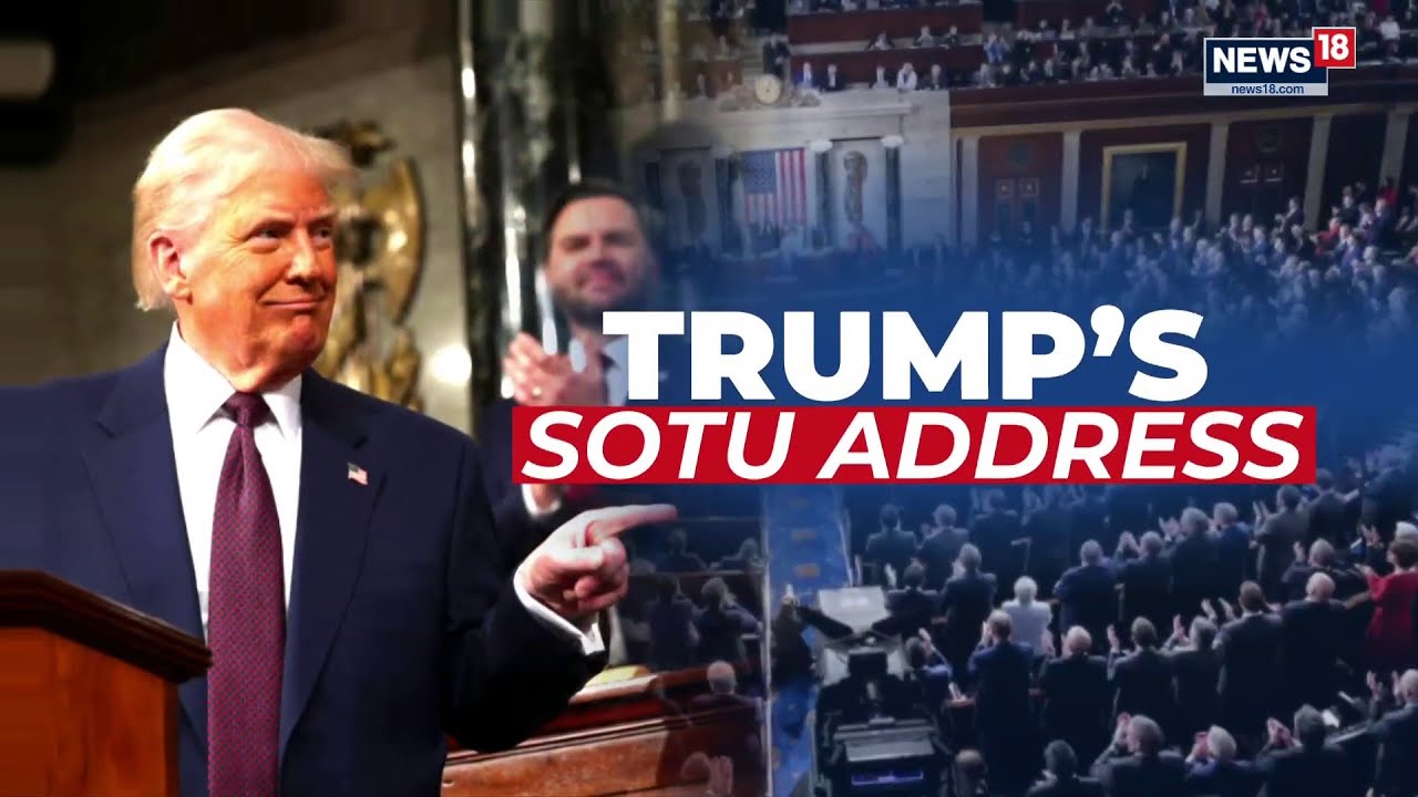 Donald Trump Gives Statics, Numbers And Slams Joe Biden Government | Trump SOTU 2026 Speech
