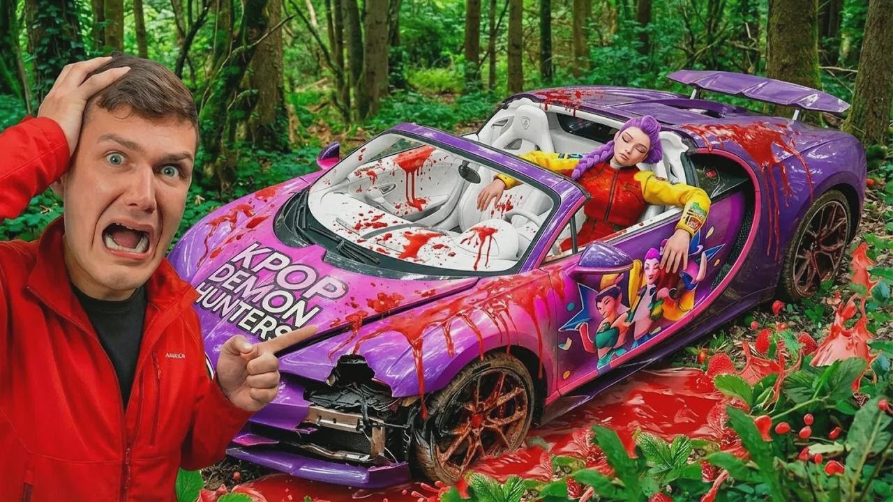 Wir haben den abgestürzten Lamborghini der K-Pop-Dämonenjäger gefunden…