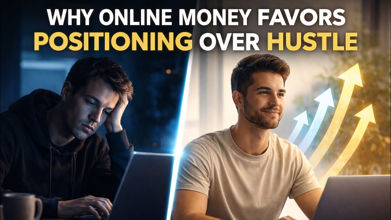 Why Online Money Favors Positioning Over Hustle