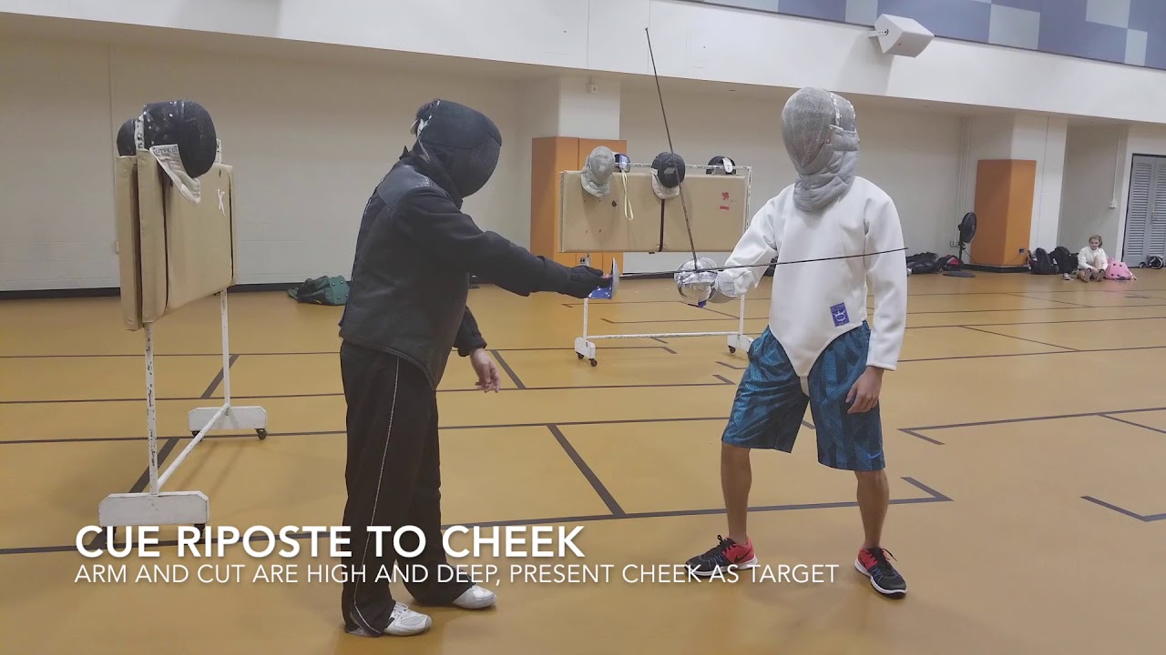UTFC - Saber Parry Four Riposte to Cheek