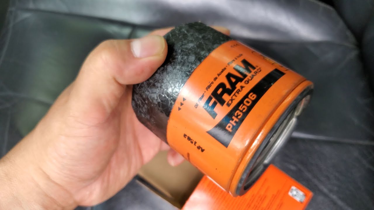 Fram oil filter unboxing and installation