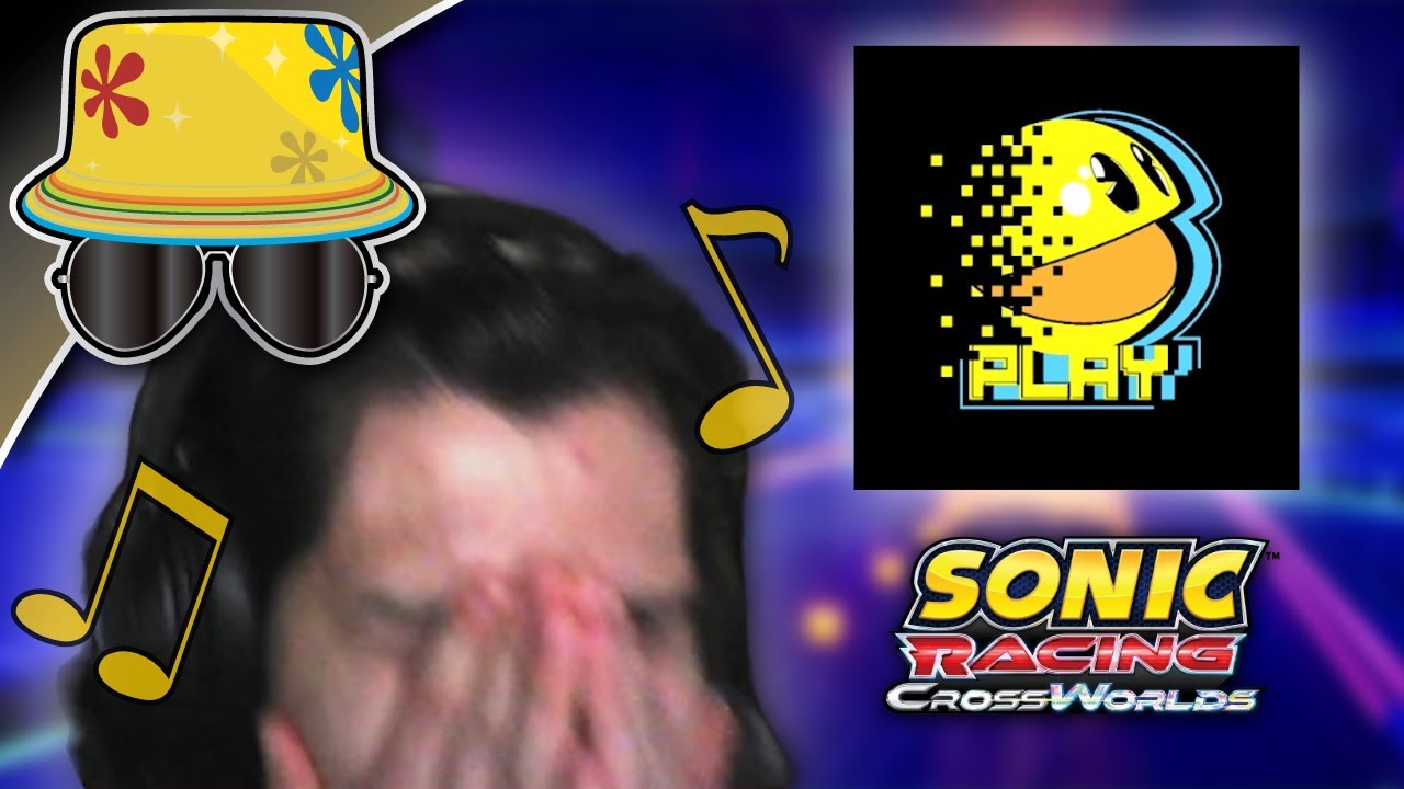 🎧 LISTENING to the PAC-MAN OST in Sonic Racing CrossWorlds (ft. AJax)