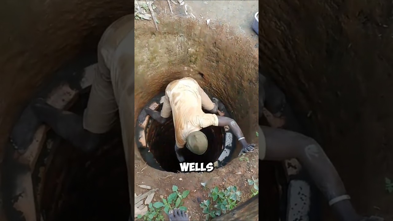 How to dig 200 feet deep wells 😳