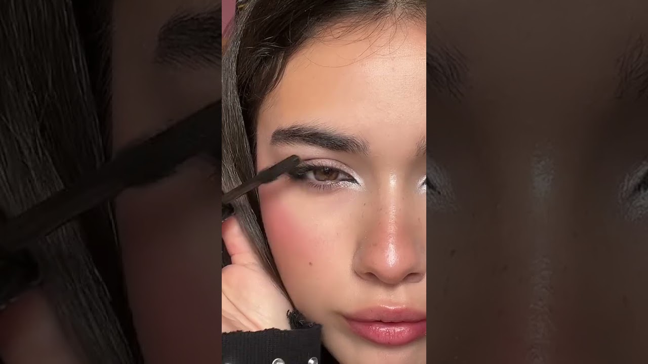Siren eyes tutorial for Hooded eyes💚 #eyemakeups #makeuptutorial #dramaticeyes #pinkeyes #makeup