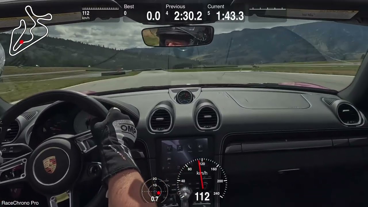 718 GTS 4.0 with Kline Inconel Exhaust on Track