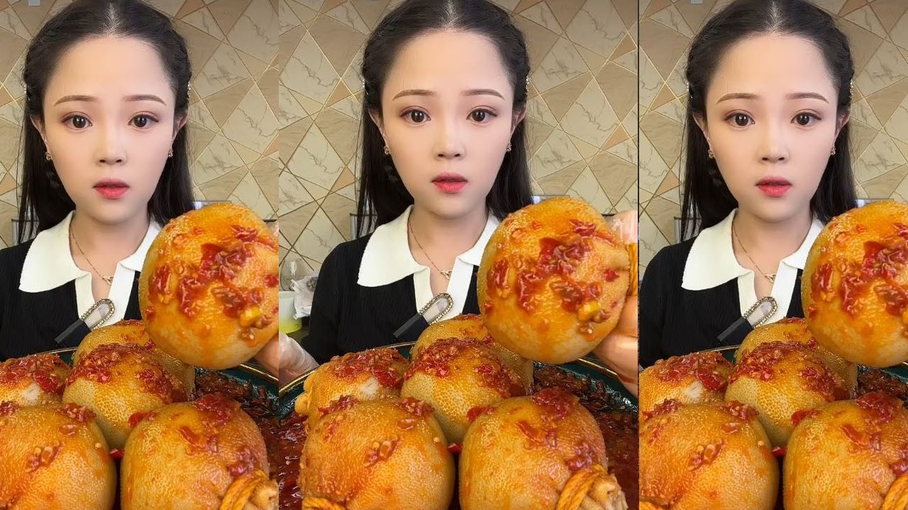 ASMR CHINESE MUKBANG FOOD EATING SHOW | Xiao Yu Mukbang 57