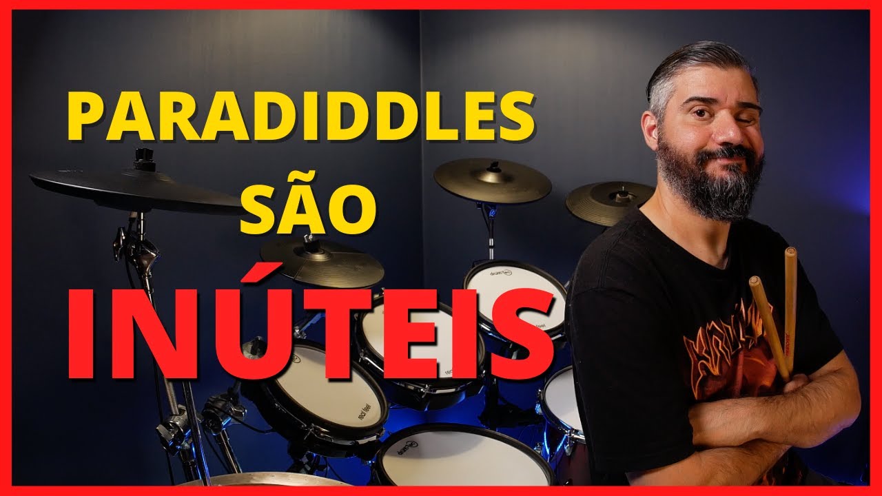 RUDIMENTOS DE BATERIA SÃO A COISA MAIS CHATA DO MUNDO!