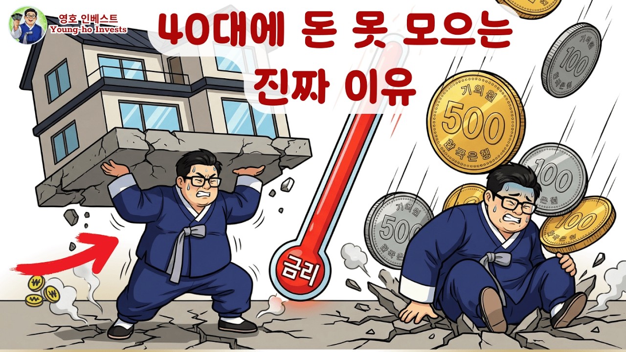 40대 재테크, 지금 구조를 바꾸지 않으면 위험합니다 (재정적 자유의 분기점)