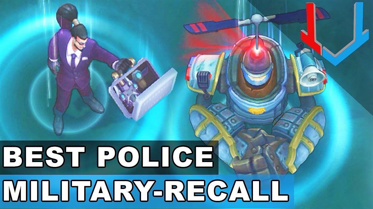 Best Police-Military Recall Animations in League of Legends