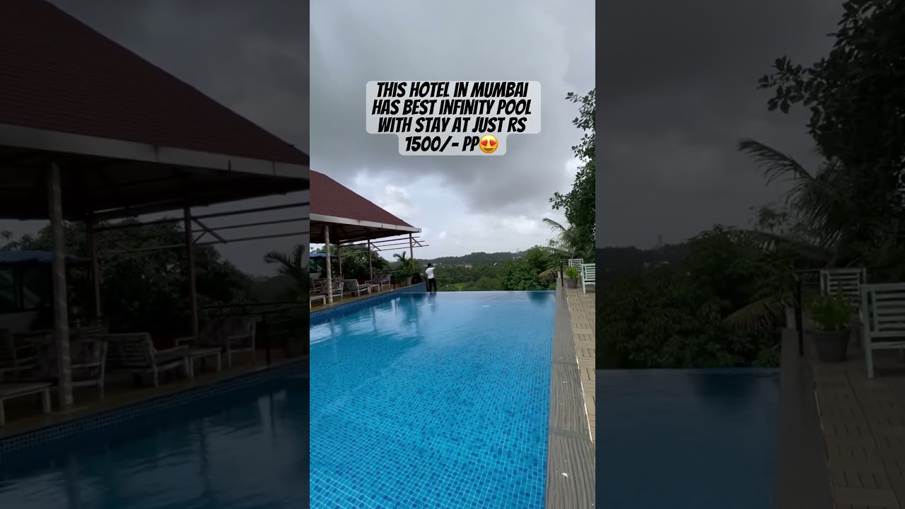 Best resort in Mumbai | Infinty Pool | For couples #resort
