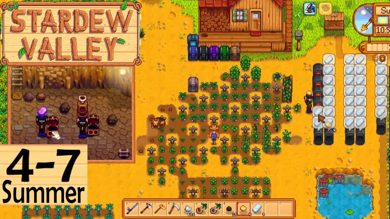 Crazy Skull Cavern Luck - Stardew Valley 1.5 MIN/MAX + 100% Perfection Guide Summer 4-7
