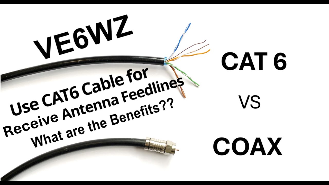 Use CAT6 to feed your Antenna instead of Coax