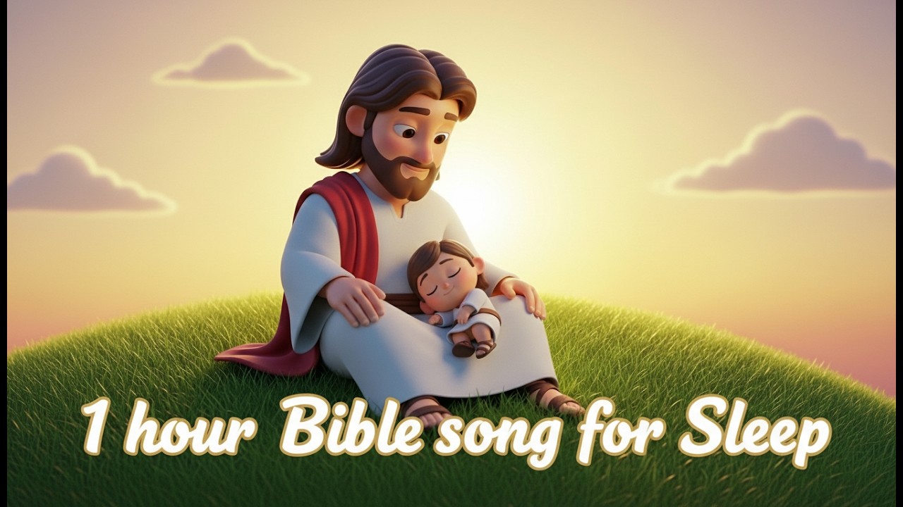 Drift Off in Jesus' Arms – 25 Minute Peaceful Bedtime Animation for Children#RelaxingChristianMusic