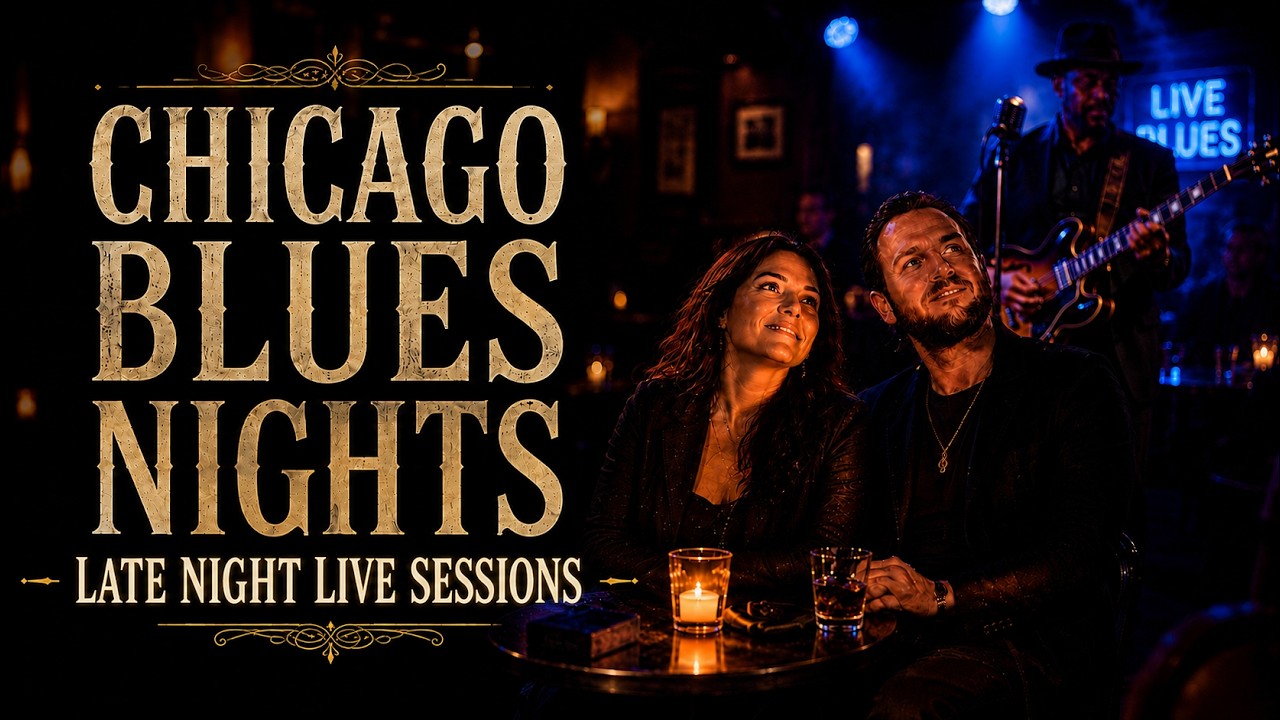 Chicago Blues After Dark | Soulful Electric Guitar Blues Collection