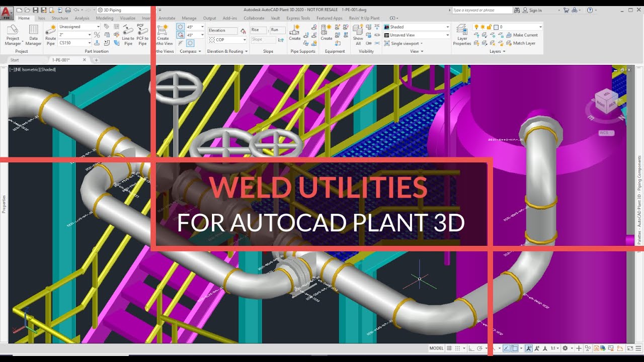 PLANT 3D - WELD UTILITIES