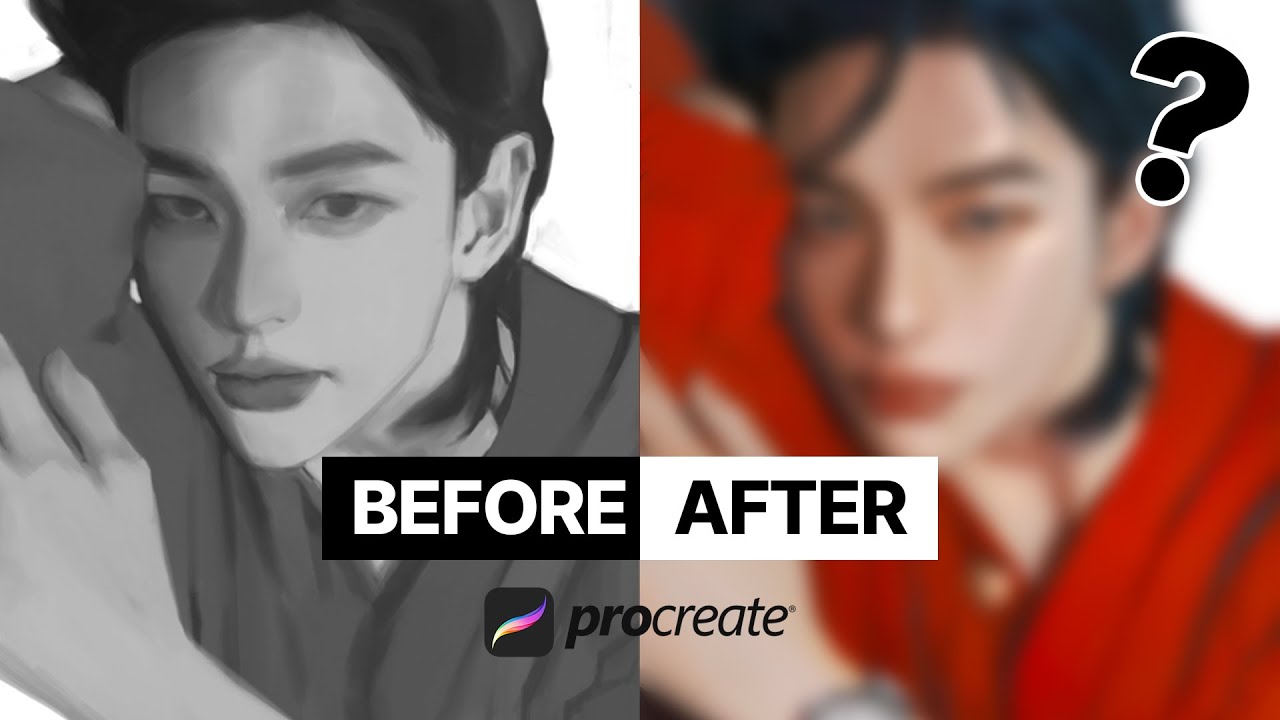 프로크리에이트로 글레이징 하는 방법